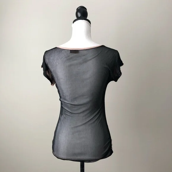 FLAIR | Sheer Back T-shirt - Picture 3 of 5